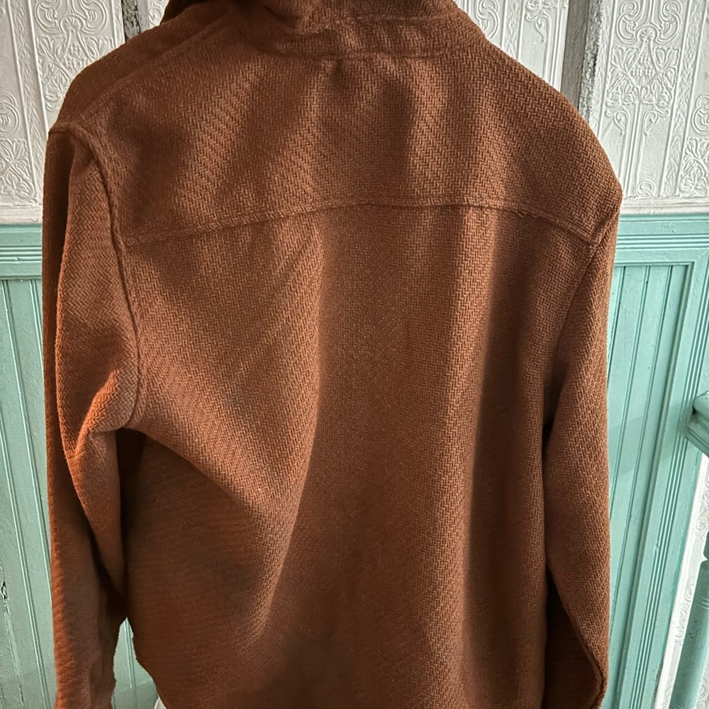 Brown Textured Jacket